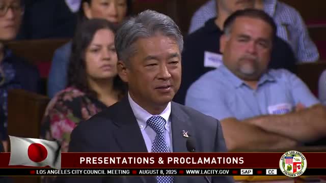 Former Consul General Celebrates Relations at Nisei Week Parade in Little Tokyo