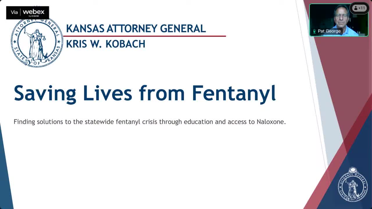 Kansas Attorney General Proposes Urgent Fentanyl Awareness and Naloxone Access Campaign