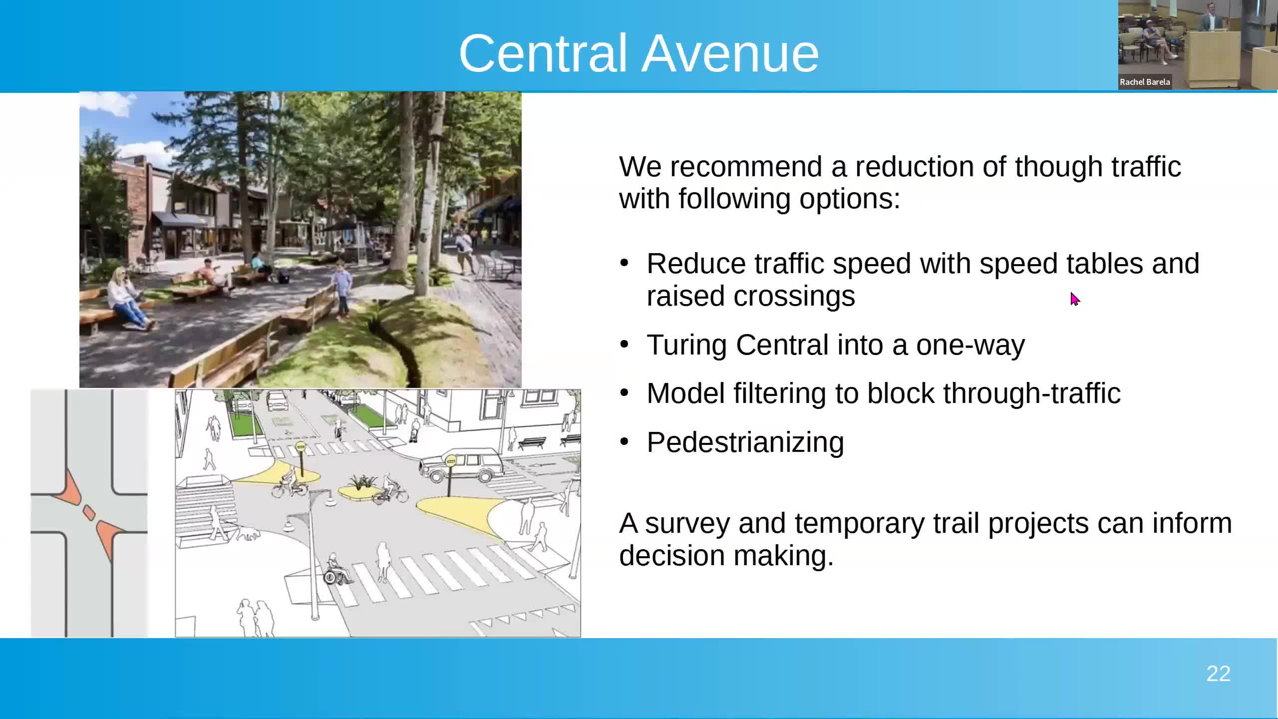 Los Alamos evaluates Central Avenue redesign options for improved traffic and safety