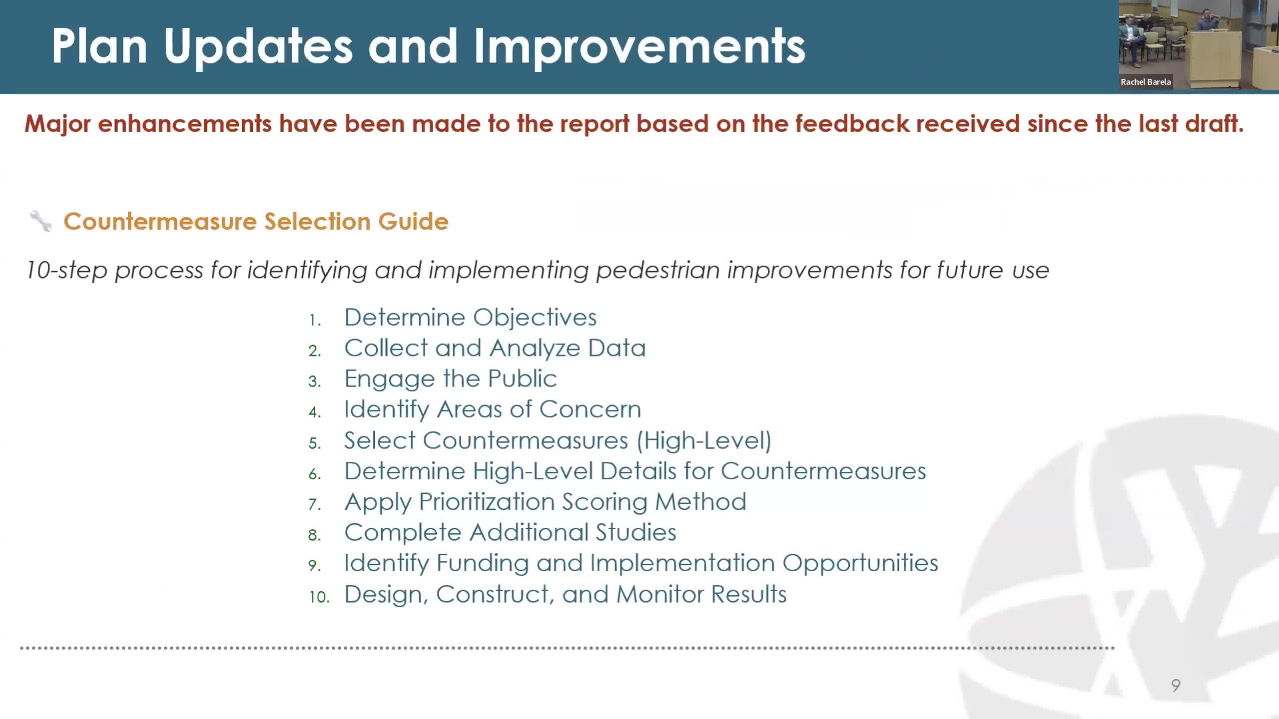Committee Enhances Report on Pedestrian Accessibility After Member Feedback