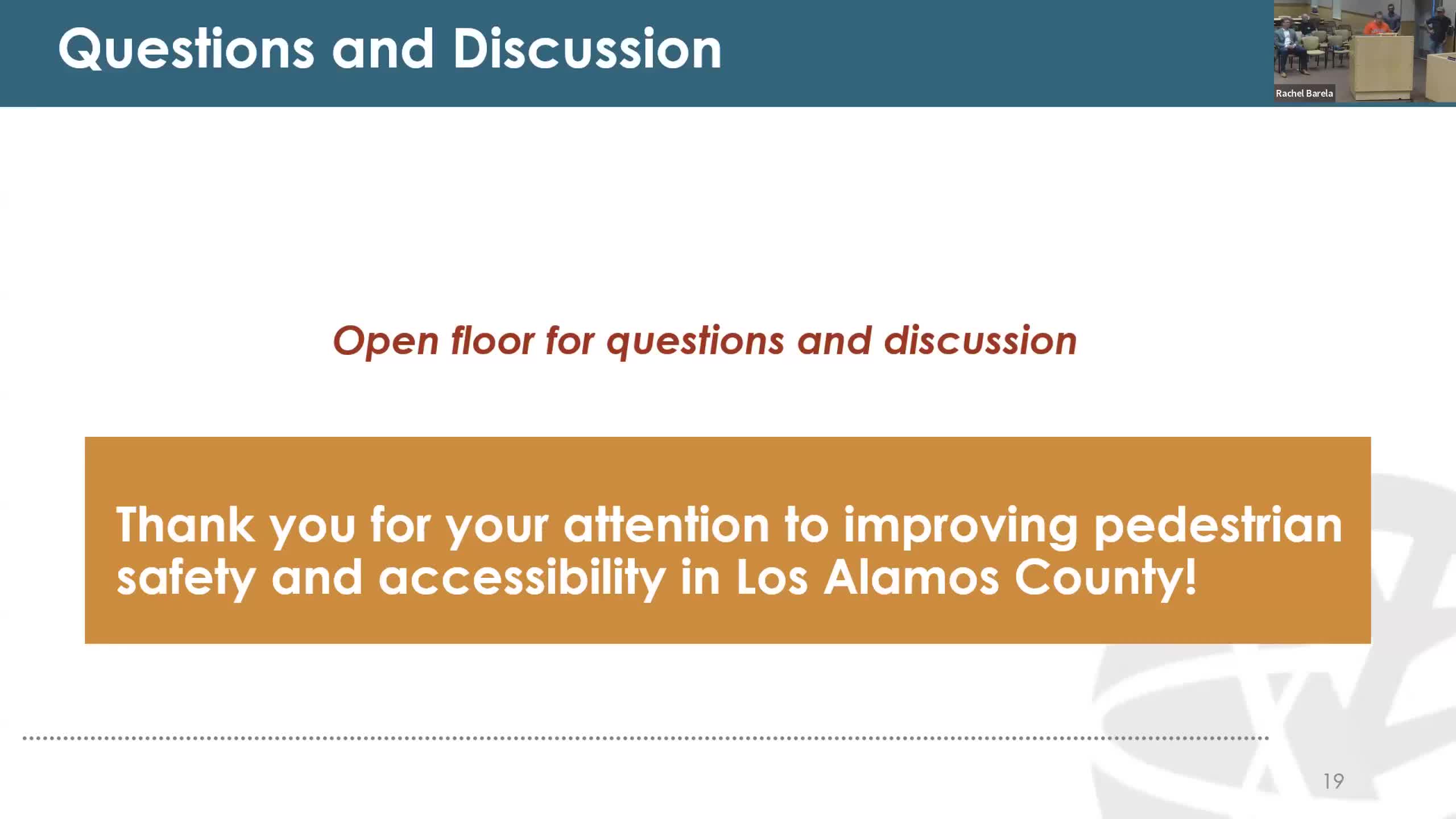 Los Alamos County Transportation Board recommends 2025 Pedestrian Master Plan for council approval