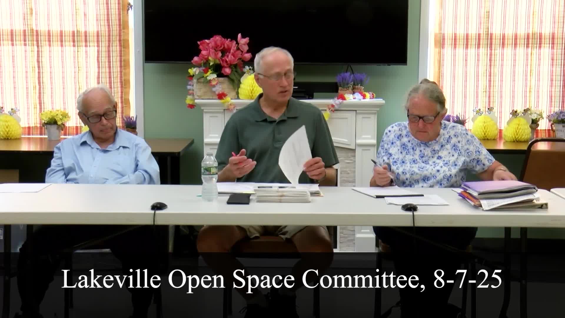 Lakeville Open Space Committee approves July minutes, appoints CPC representative