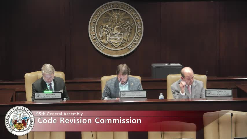 Code Revision Commission changes Act 706 language to give rulemaking authority to Pollution Control and Ecology Commission