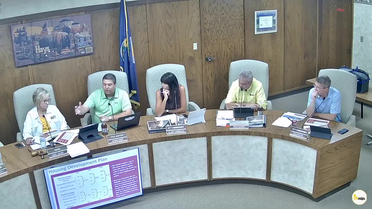 Hays City Council discusses housing challenges and private investment strategies