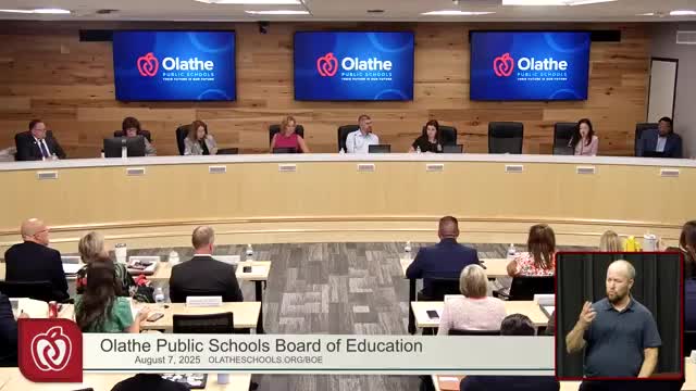 Olathe School Board Thanks Johnson County Parks and Rec for Summer Youth Programs