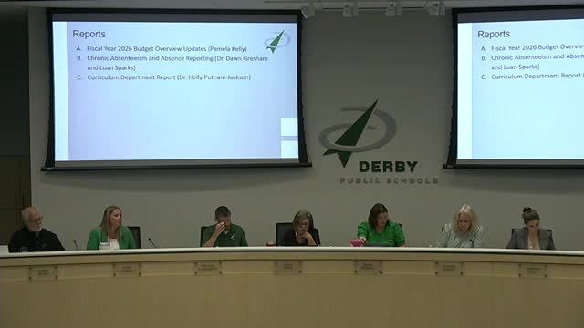 District updates budget to include Derby Rec Commission levy; board sets revenue-neutral and budget hearings for Sept. 8