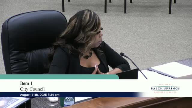 Balch Springs City Council Introduces Interactive Budget Simulation for Residents