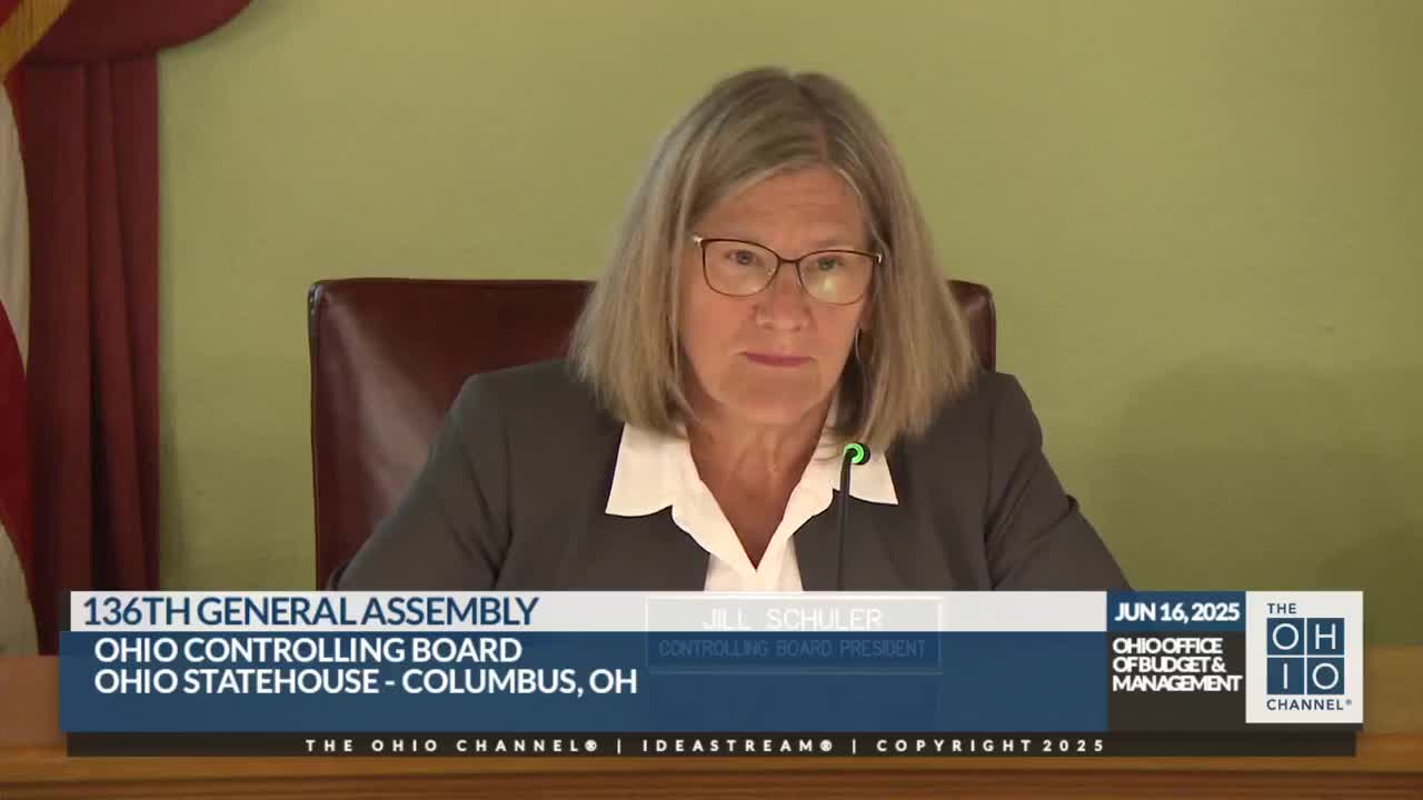 Controlling Board approves continuation of contract to destroy firefighting foam chemicals; agency to provide follow-ups