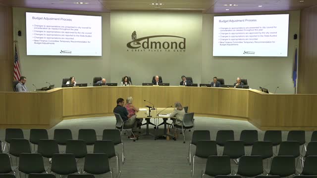 City Council Approves Updated Budget Adjustment Policy Amid Finance Committee Recommendations
