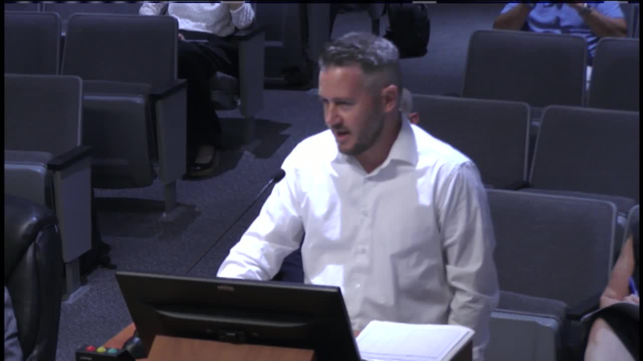 Ken Semigran Advocates for Full Access Driveway in County Planning Board Meeting
