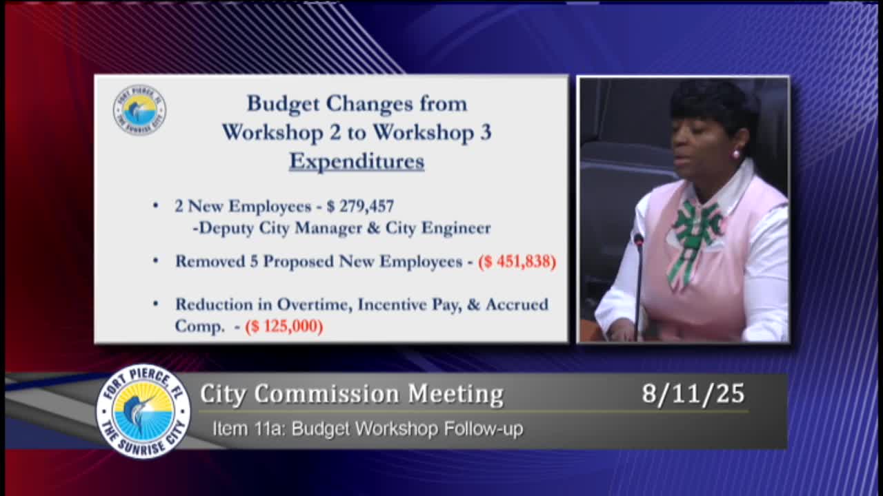 City Commission Discusses Balanced Budget and Employee Raises Ahead of September Hearing