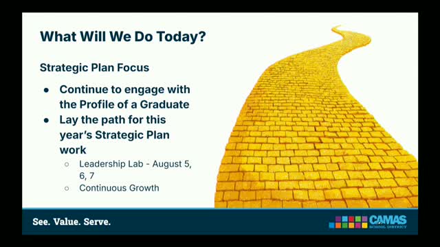 District Leaders Discuss Strategic Plan Priorities for Student Success