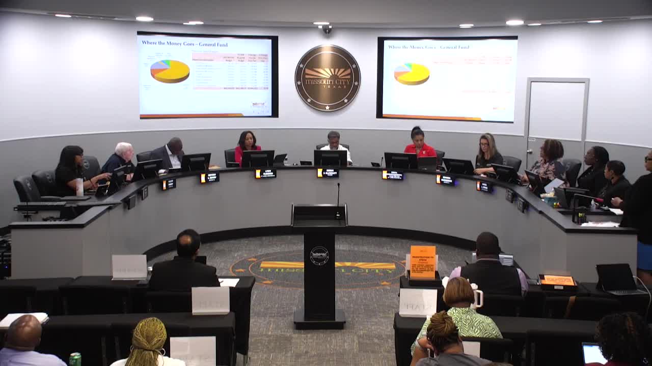 Council Member Emery questions funding and assessed value increase for budget items