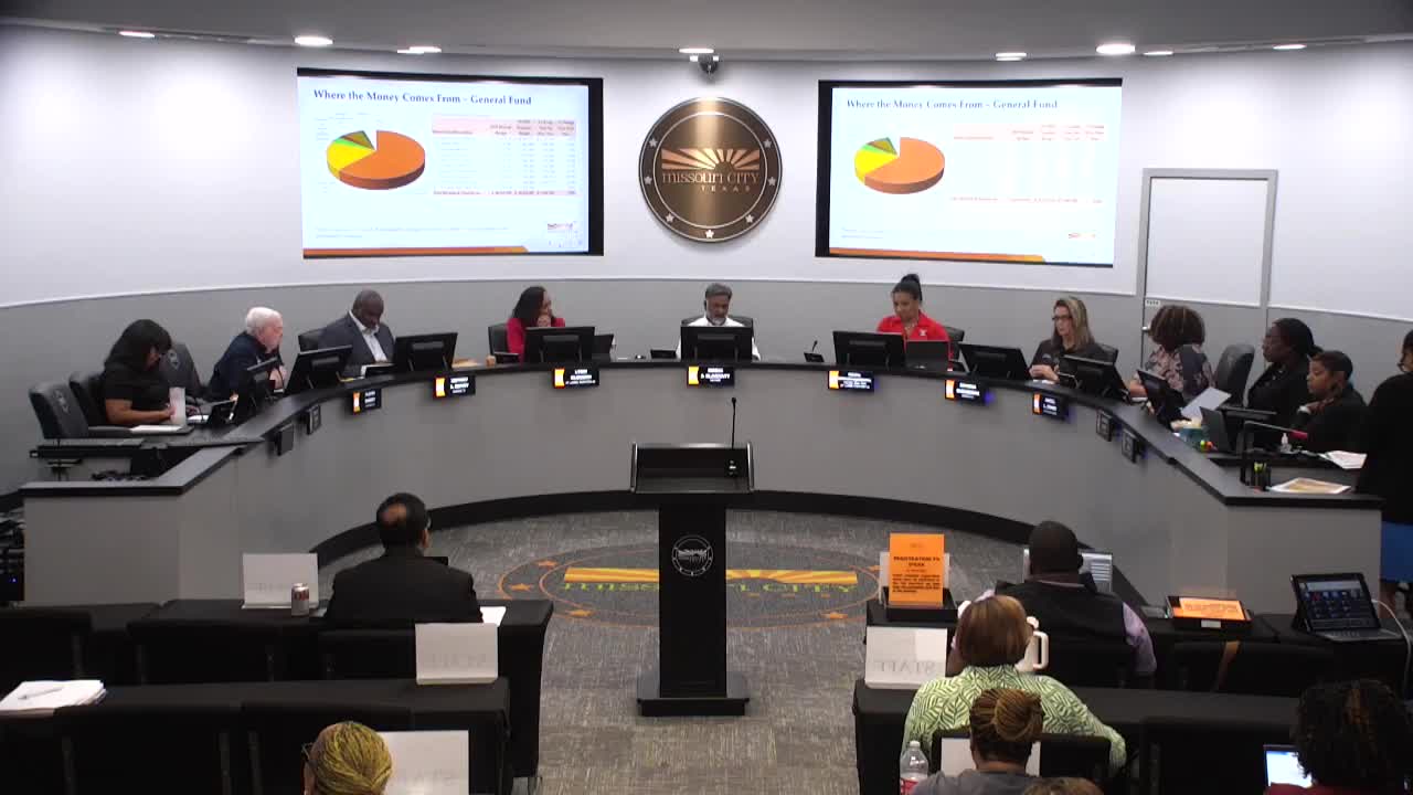 Missouri City Reports 8 Percent Growth in Sales Tax Revenue Amid Planning Discussions