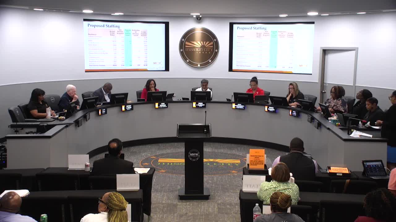 City Manager Presents $23.5M Budget Priorities and Funding Sources for 2025