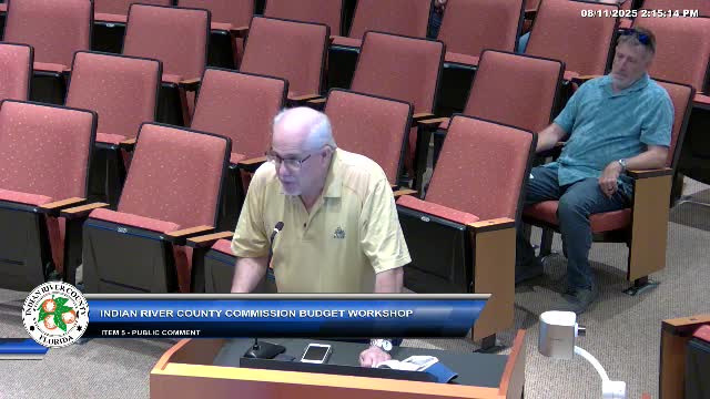 Commissioners Discuss Budget Cuts and Water Resource Management in Indian River County