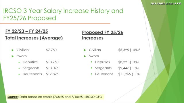 County Commissioners Approve $6 Million Salary Increase for Law Enforcement Personnel