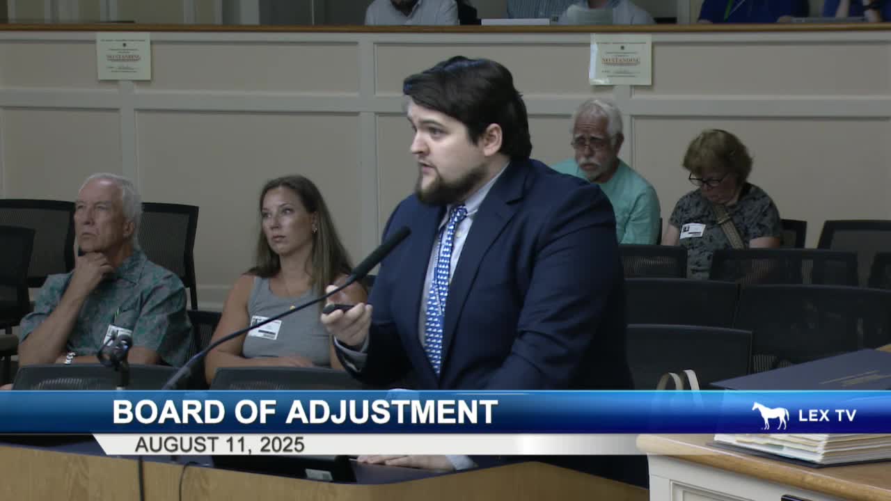 Colin Howard Advocates for Original Driveway Design Amid Variance Discussions
