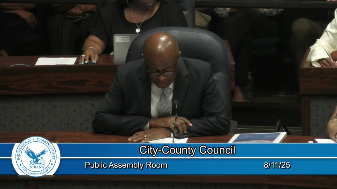 Counselor Paul Anay Leads Prayer at Indianapolis City Council Meeting