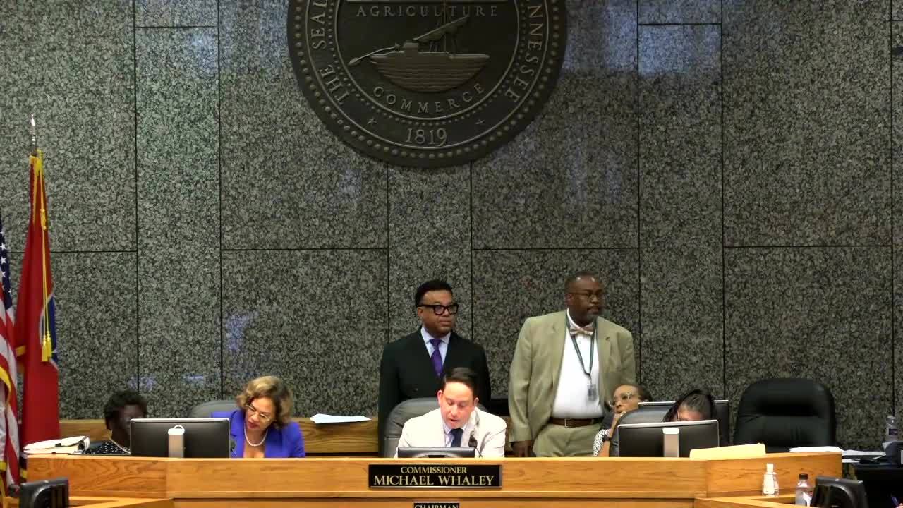 Shelby County Commissioners Nominate Candidates for Vice Chair Position