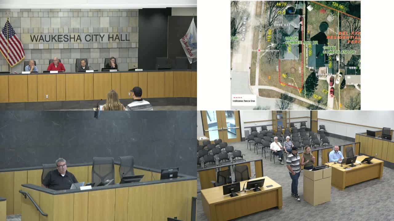 Board Approves Fence Variance for 1040 West Cumberland Drive Despite Neighborhood Concerns