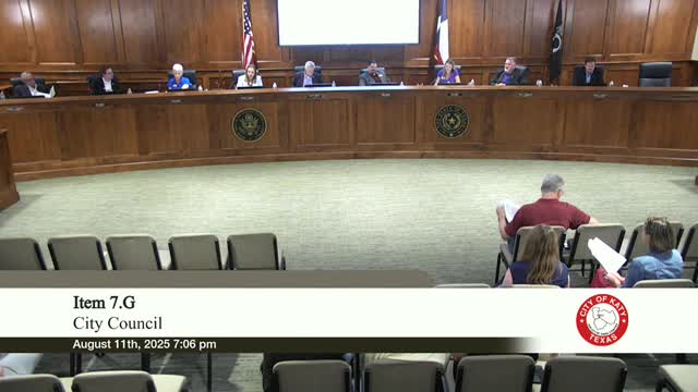Katy City Council Approves Drainage Construction and Texas Pride Disposal Rate Adjustment