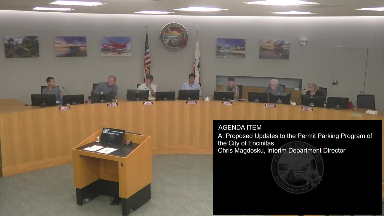 City Council Discusses Enforcing Good Neighbor Policy for Permit Parking Regulations