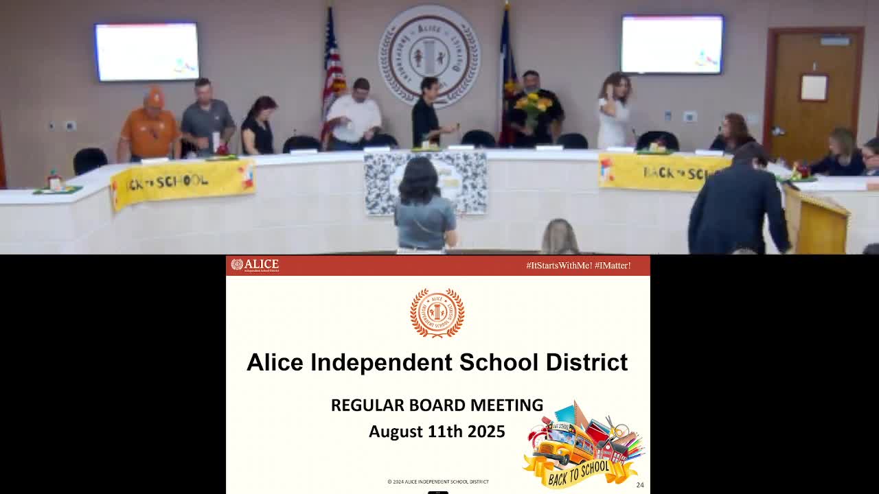 Alice ISD board approves new insurance coverage and budget amendments