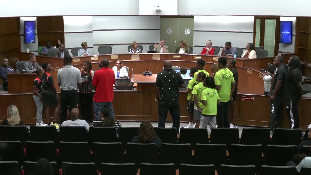 Birmingham Officials Commend Coach Orlando and Youth Athletes for Community Impact