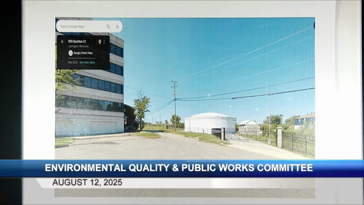 Director Proposes Strategic Location for $2M Storage Tanks to Address Wet Weather Flow