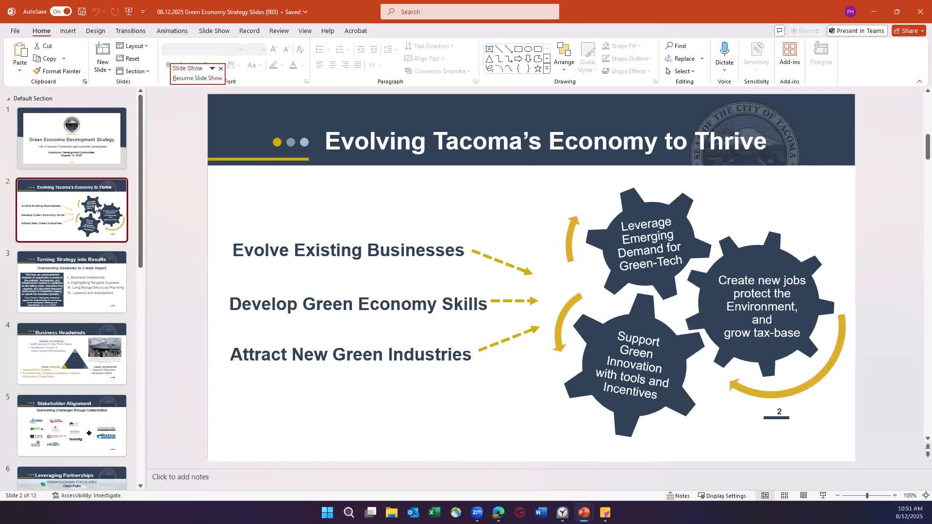 Tacoma's Green Economic Development Strategy Achieves Milestones Amid Federal Challenges