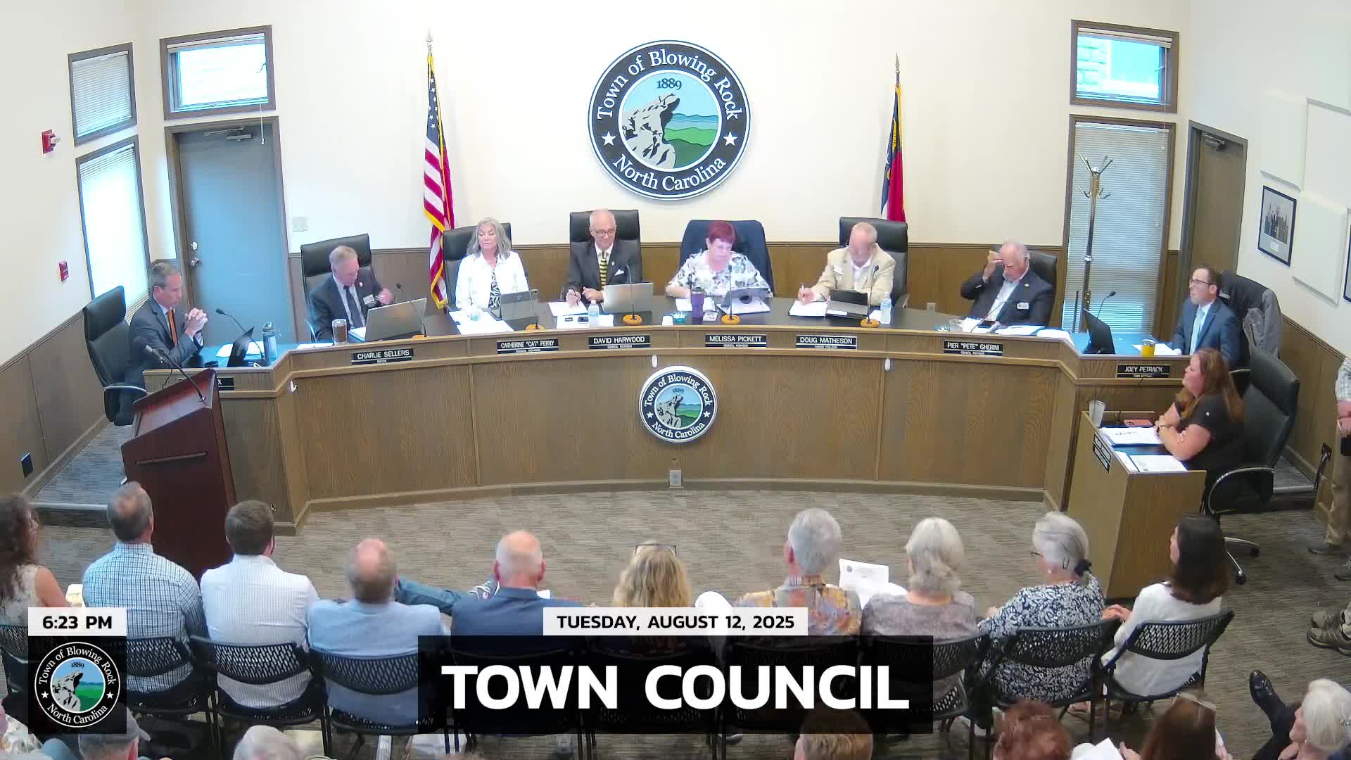 Town Council Reviews Conditional Rezoning for Shops on the Parkway Project