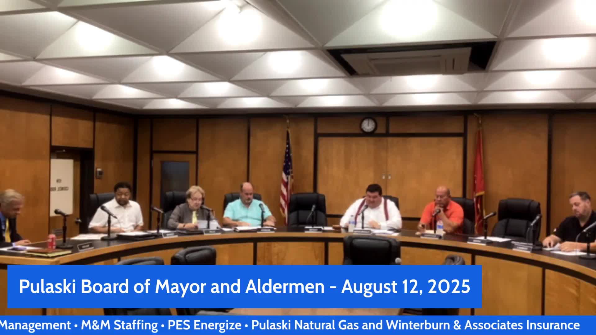 Plasti Board and Mayor Hold Prayer Before Meeting