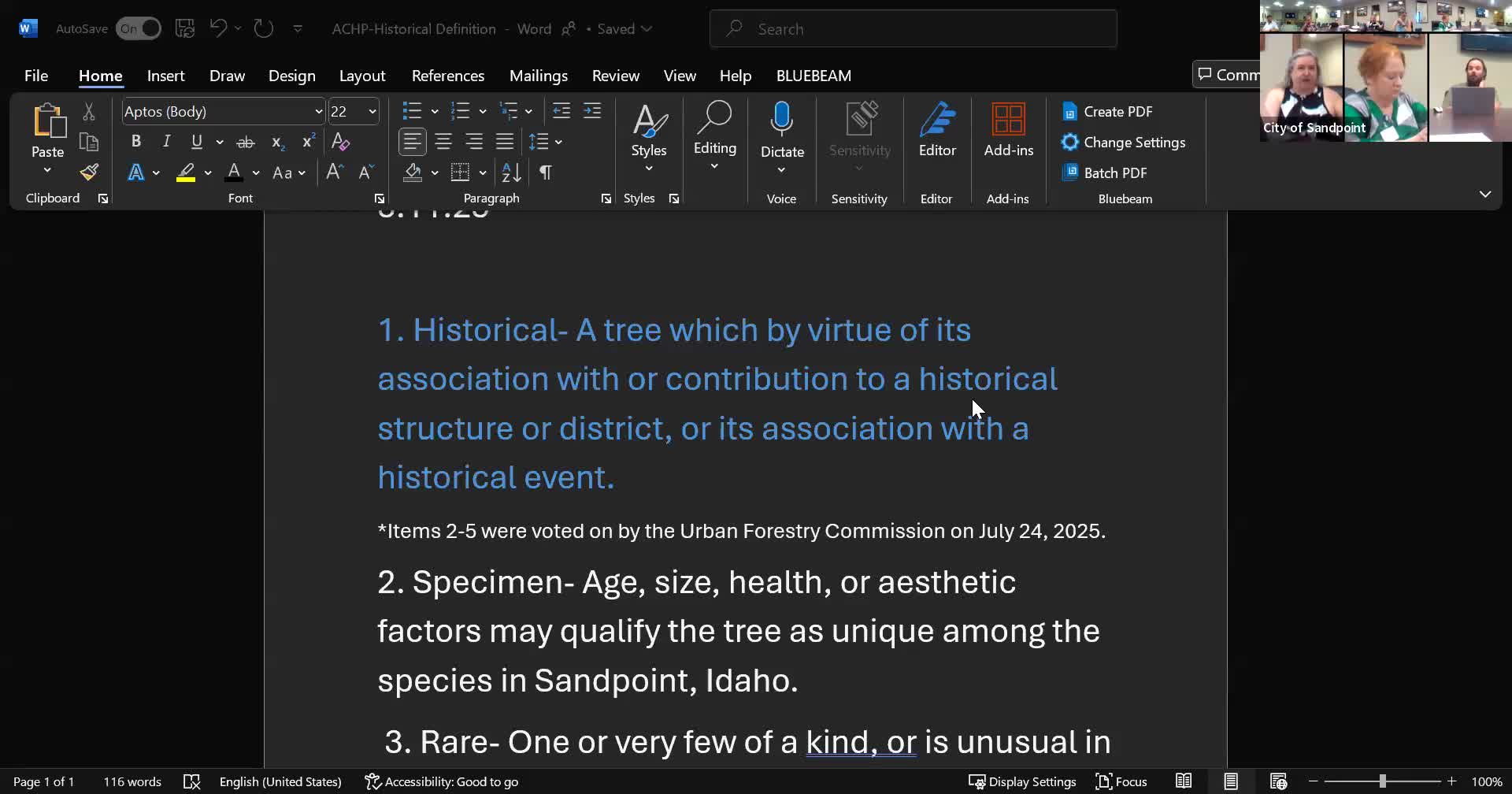 Sandpoint Urban Forestry Commission to Vote on Heritage Tree Definition