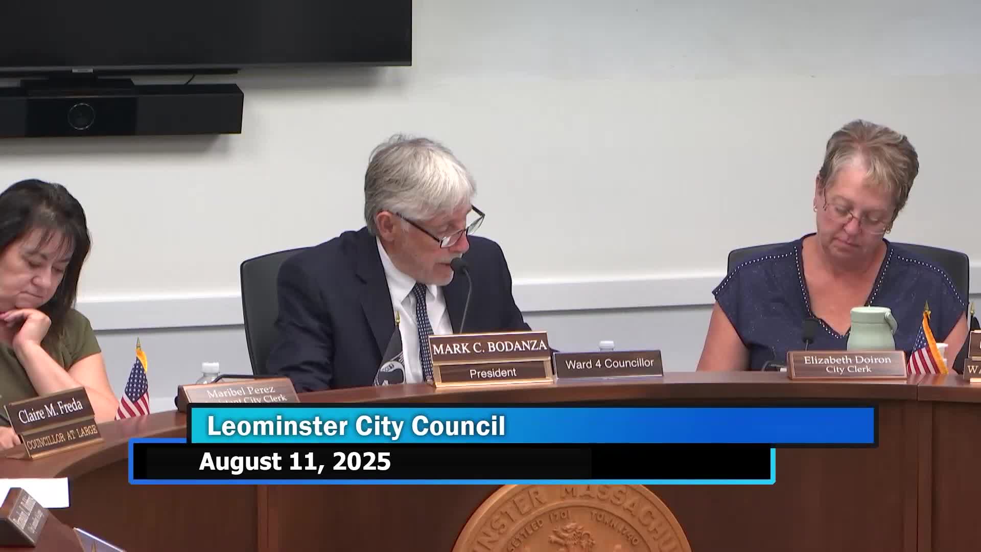 Leominster City Council Schedules Public Hearings for Zoning and Safety Proposals