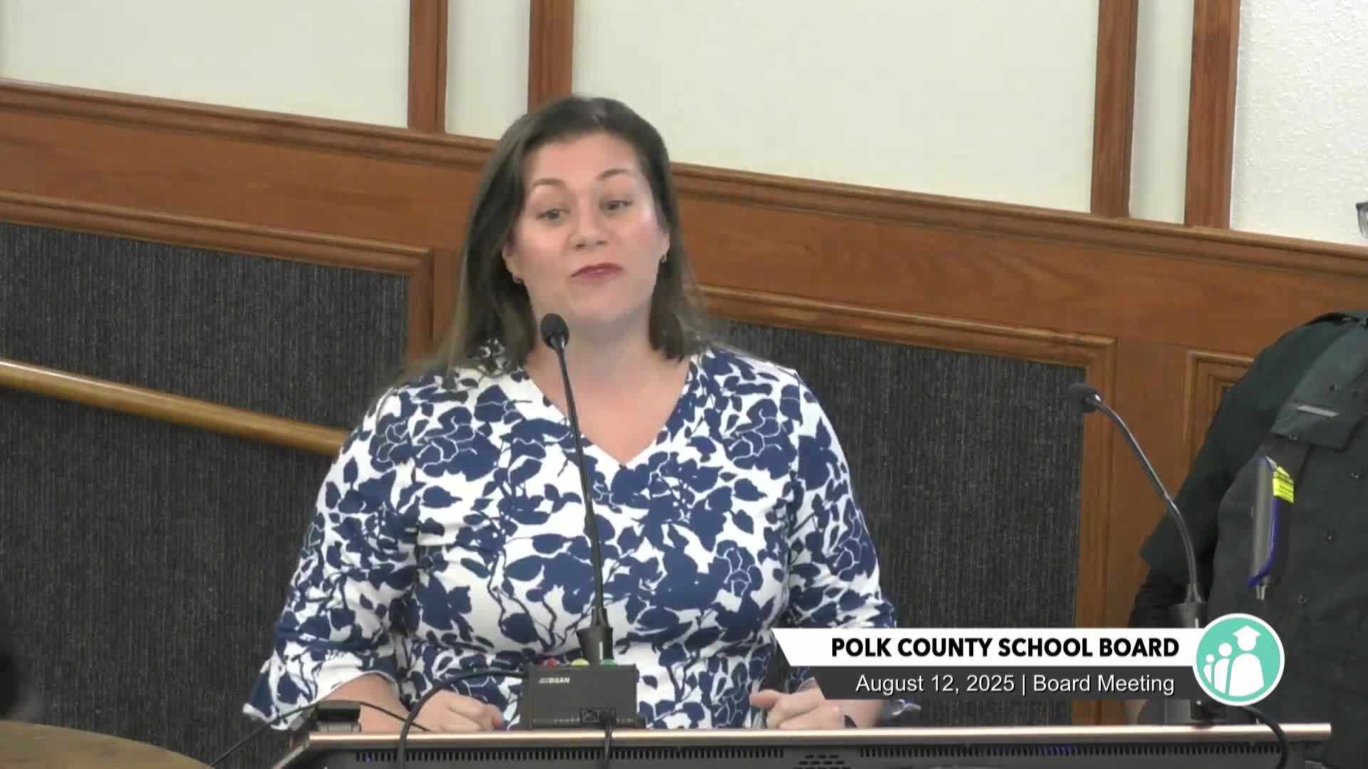 Polk County Schools Discuss Funding and Rezoning Plans in School Board Meeting