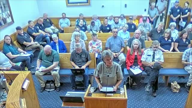 Community Member Critiques Proposal for Commissioners to Oversee Board of Health