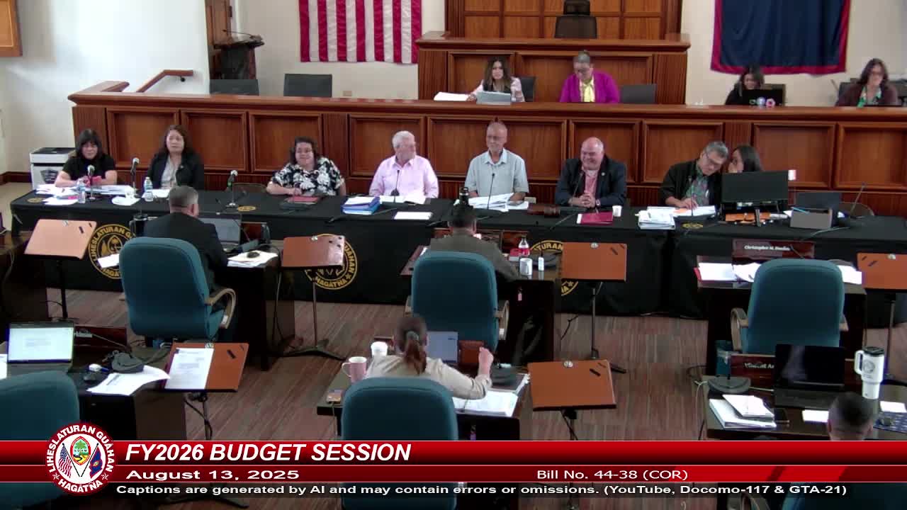 Senators Borja and Munoz Barnes Address Budget Confusion in Guam Legislature