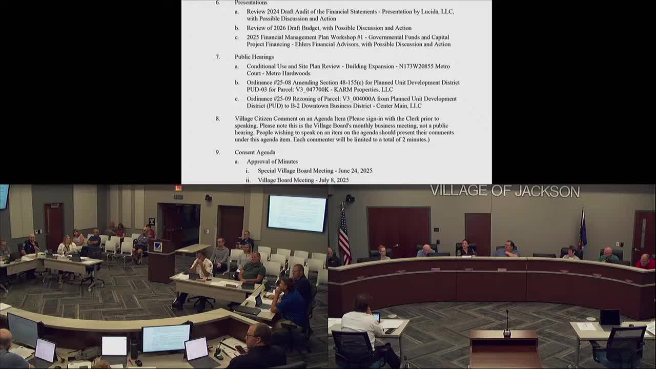 Village Board Explores Financial Management and Budgeting Strategies for 2025