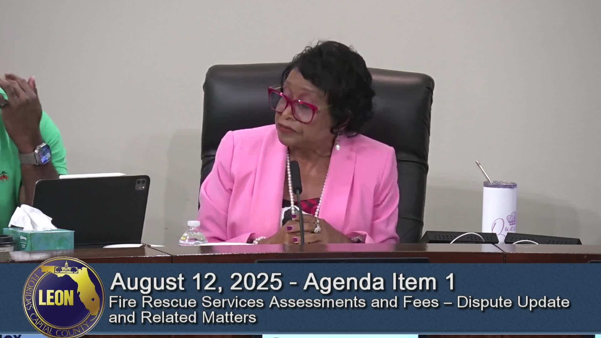 Leon County Commissioners Debate Fire Service Fee Adjustments With City Officials