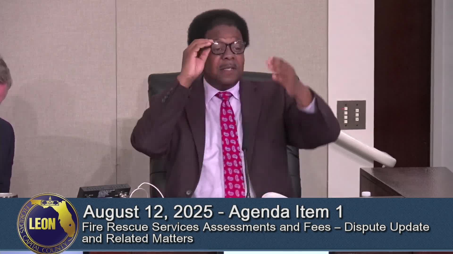 Commissioner Proctor advocates for funding reforms on fire assessment exemptions