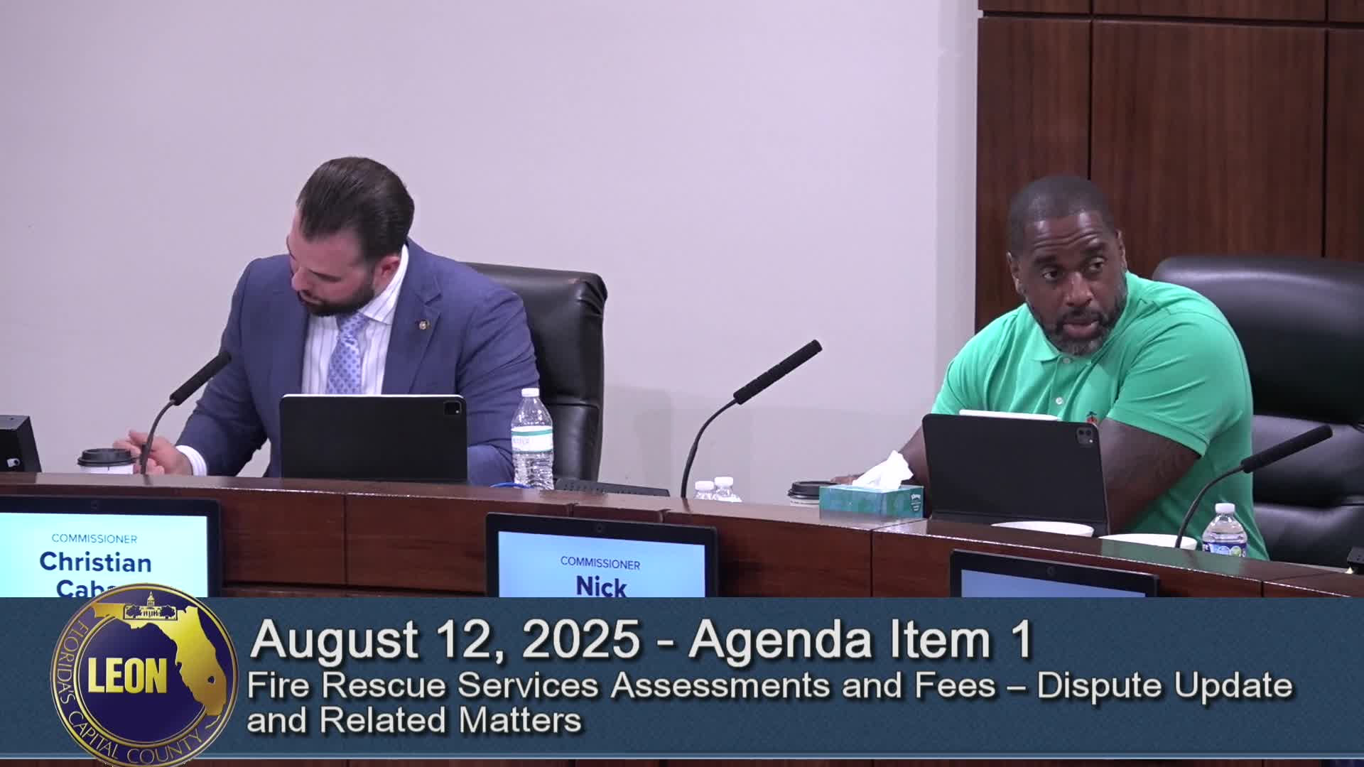 County Commissioners Confirm No Increase in Fire Service Fees Amid Dispute with City