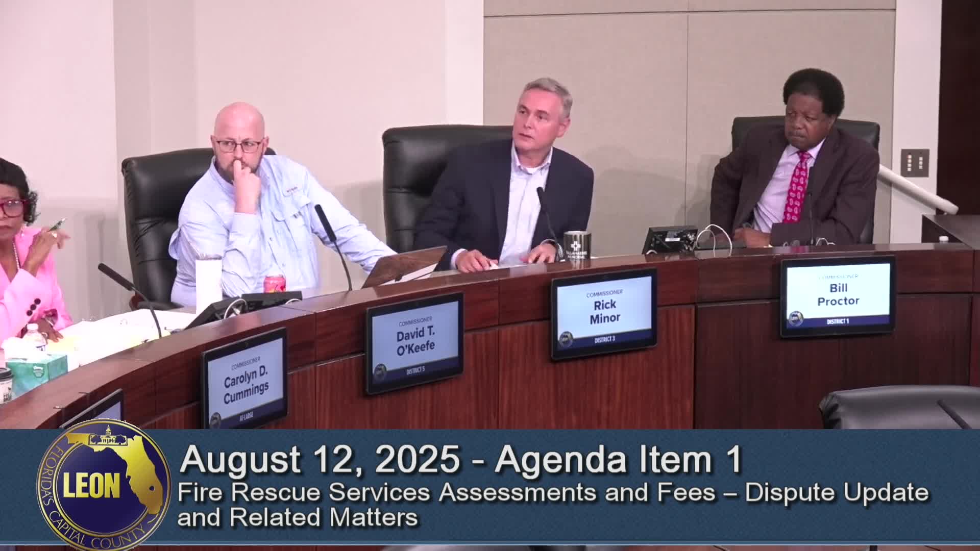 County Commissioners Discuss Funding for Volunteer Firefighter Departments Amid City Fire Service Agreement