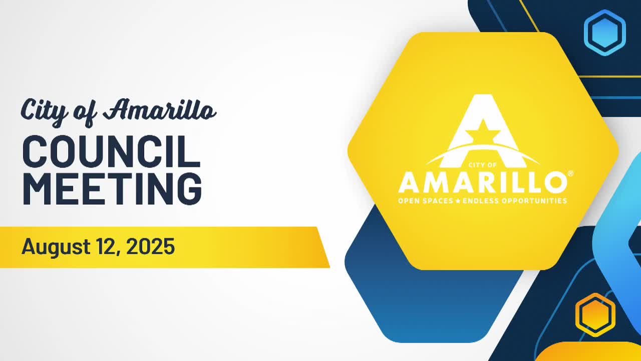 Amarillo City Council Holds Regular Meeting with Public Comments on Water Rates