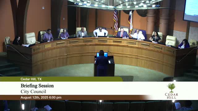Cedar Hill City Council Celebrates Belinda Berg's 25 Years of Service and Community Award