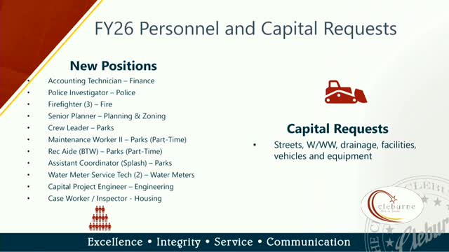 City Council Reviews Budget Proposals for Housing and Infrastructure Funding