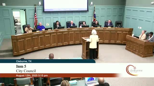 Cleburne Mayor Announces Plans for Retirement and Community Support Initiatives