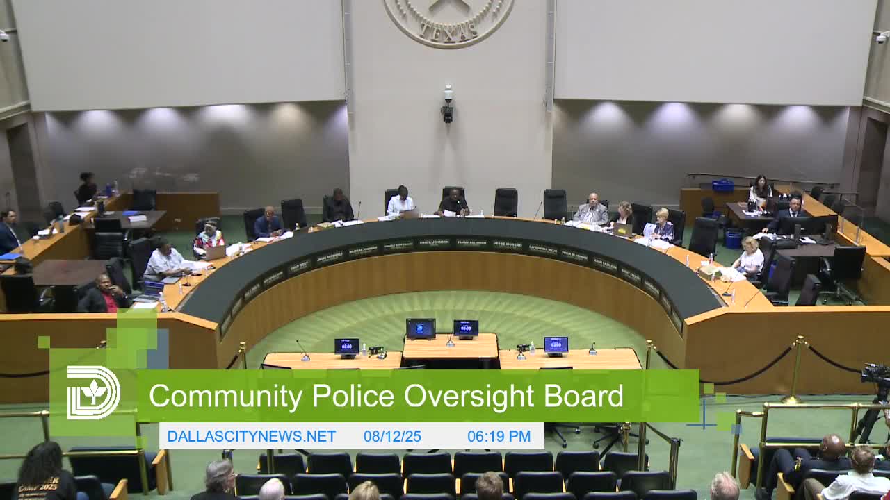 Dallas Police Oversight Board Reviews June Meetings and Deep Ellum Crime Statistics