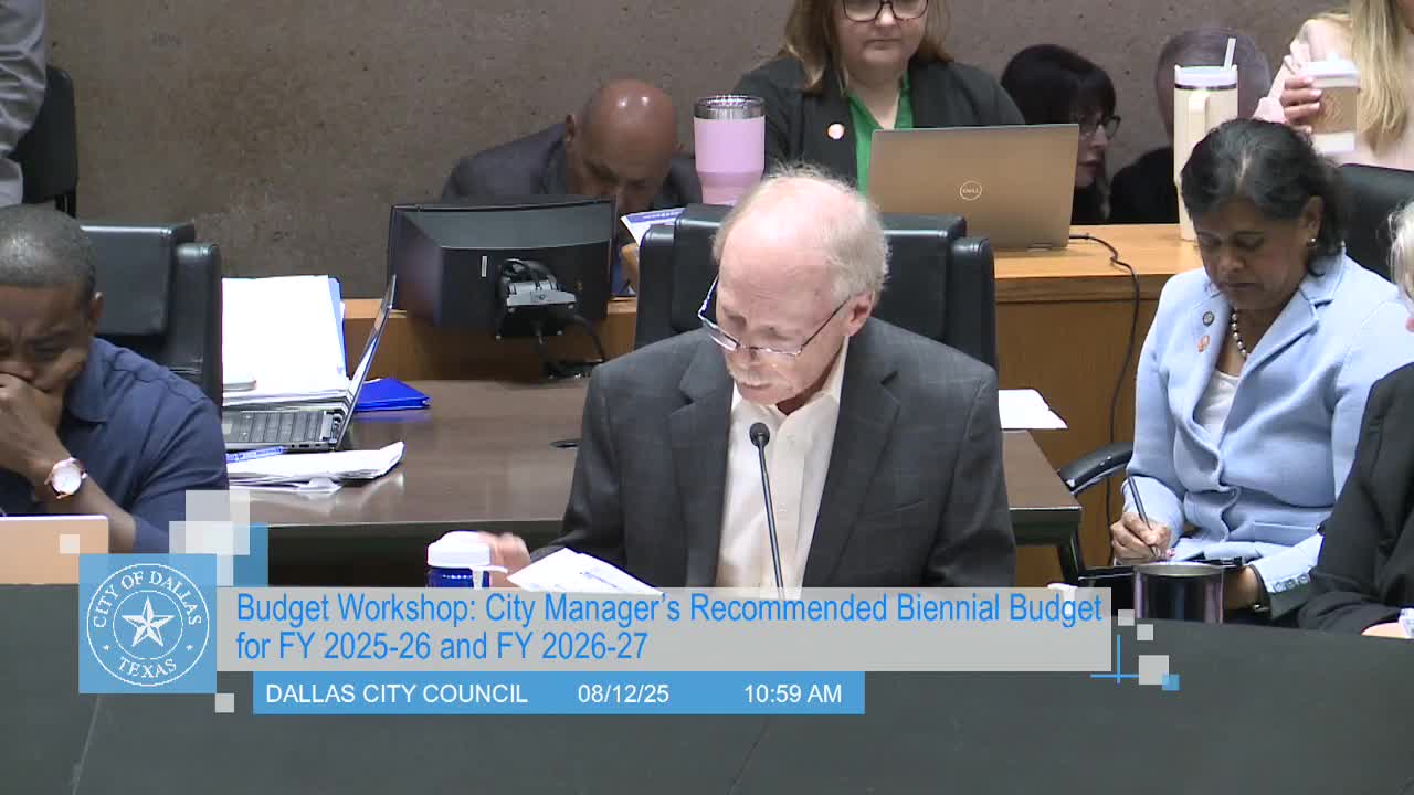 Dallas Budget Projections Show 1.7M Revenue Increase from Fee Study