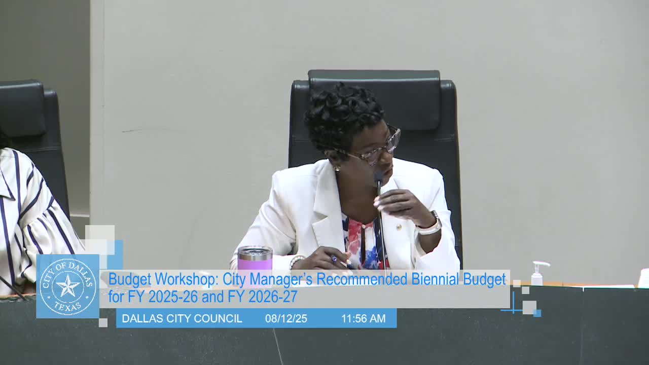 Dallas Council Discusses Strategies for Boosting Sales Tax Revenue and Business Growth
